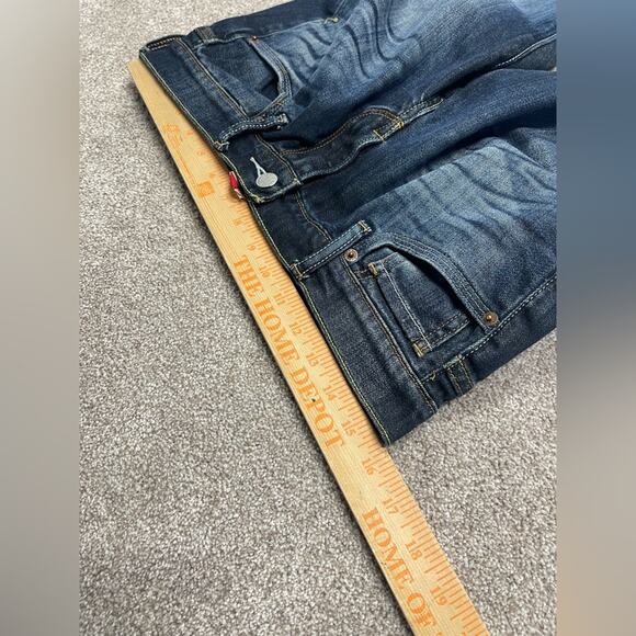 Lucky brand bootcut jeans womens sz 4/27 low rise blue Y2K rodeo western cowgirl - Picture 10 of 15